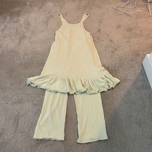 Free People Beach, pastel green, Size Small Lounge Suit
